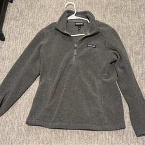 Patagonia Gray Quarter-Zip Fleece